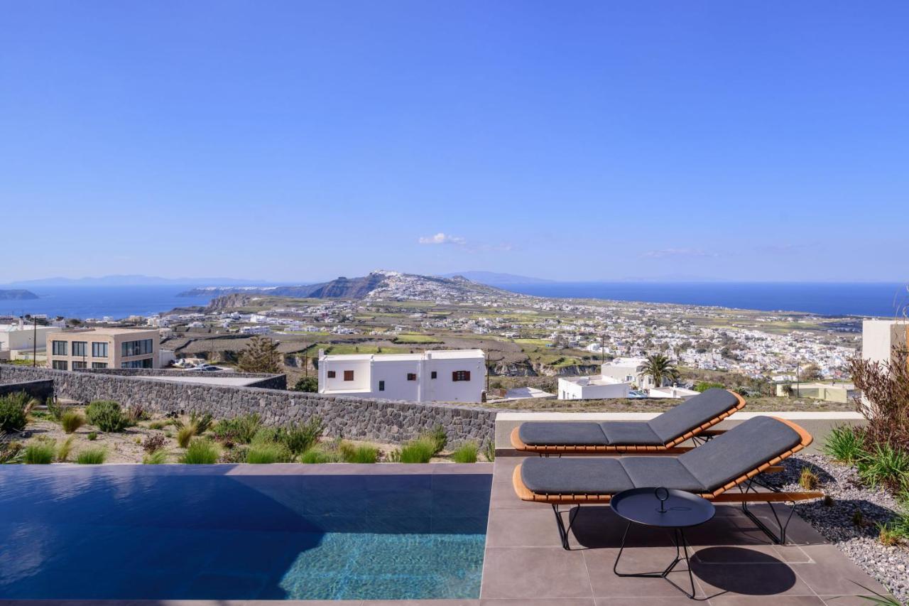 Apikia Santorini Hotel Pyrgos Kallistis Bagian luar foto